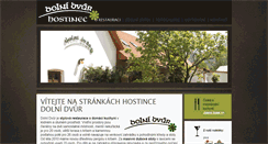 Desktop Screenshot of dolnidvur-verovice.cz